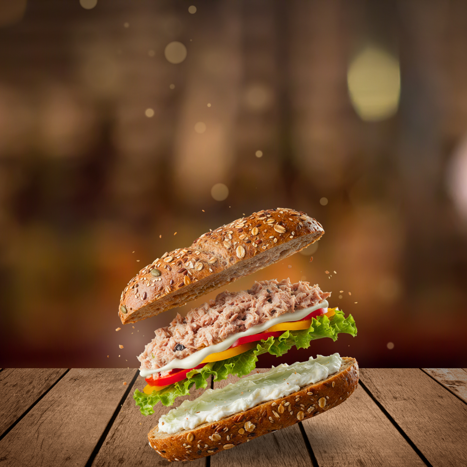 ساندويش بروان تونة