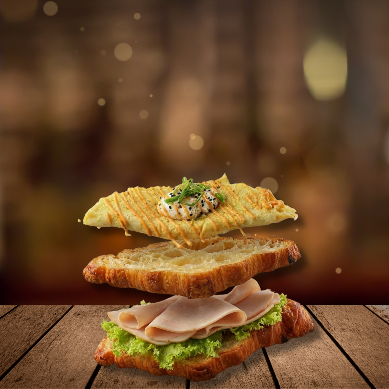 كرواسون مقلوب