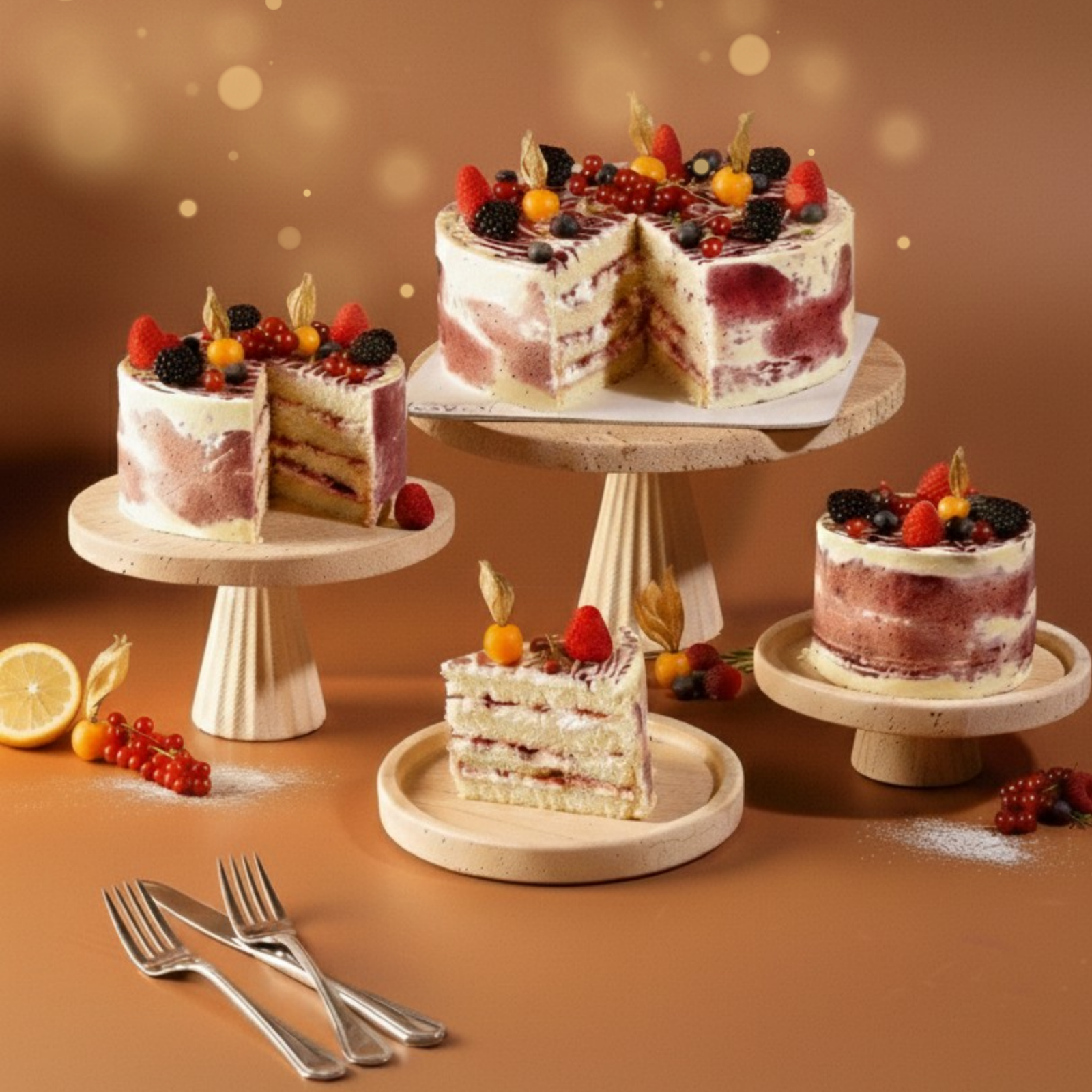 Mix berry cake 24 cm