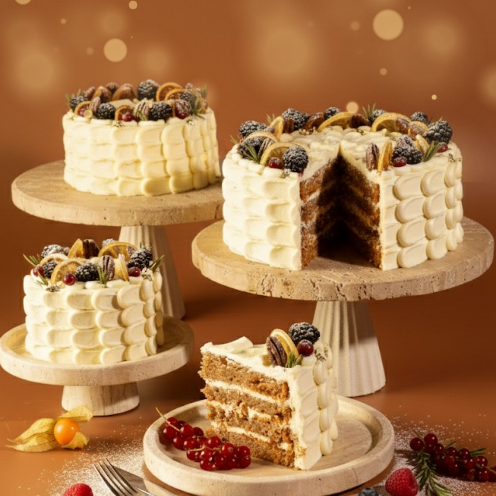 كيكة الجزر قطعة