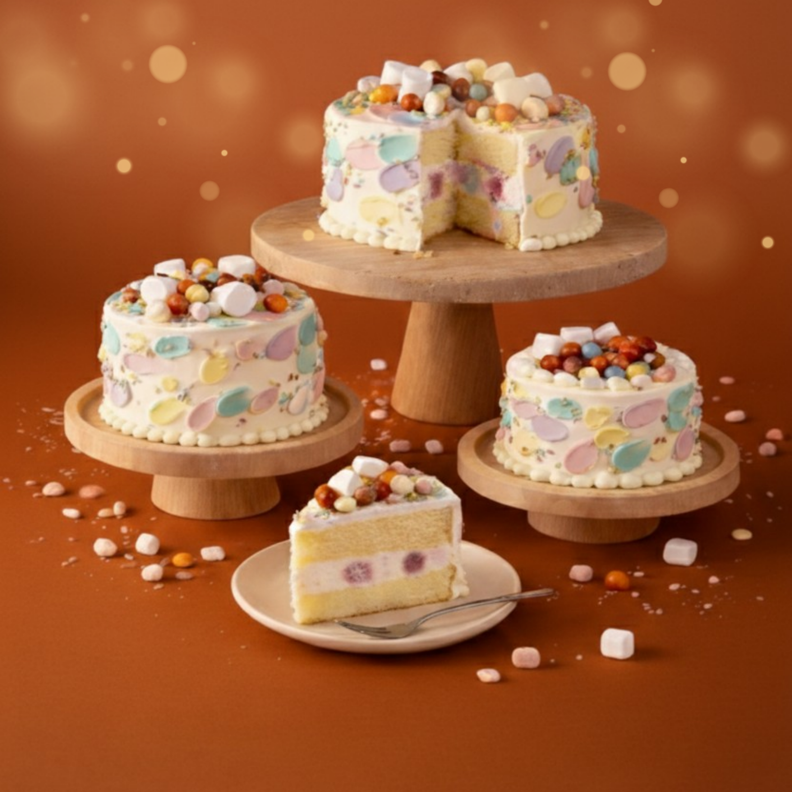 Marshmallow cake 24cm